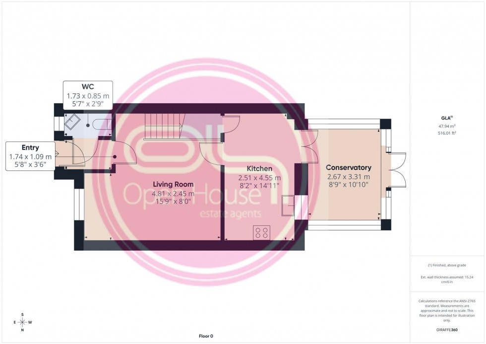 Floorplan for Hope Way, Church Gresley, Swadlincote