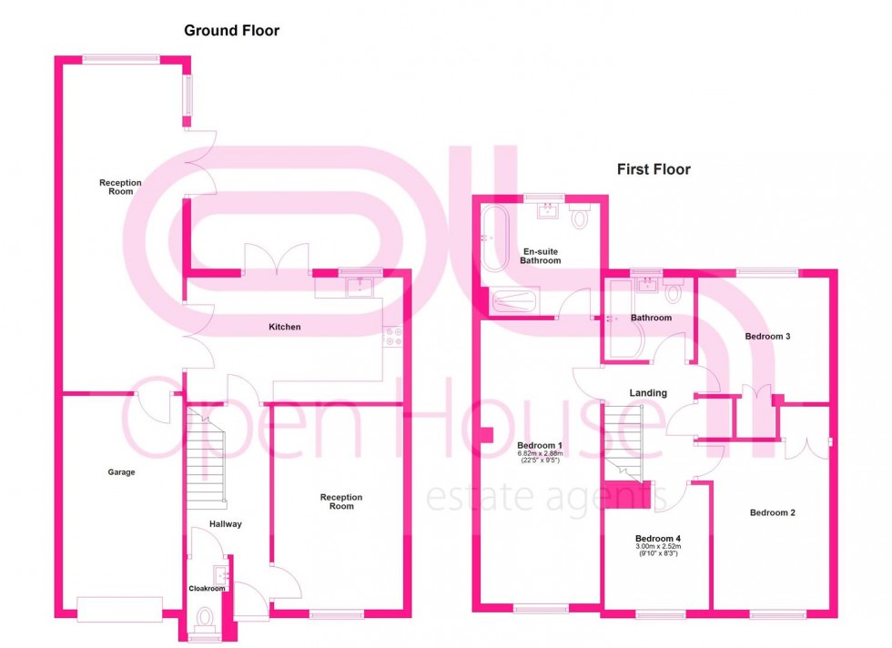 Floorplan for Hill Crest, Penley, Wrexham