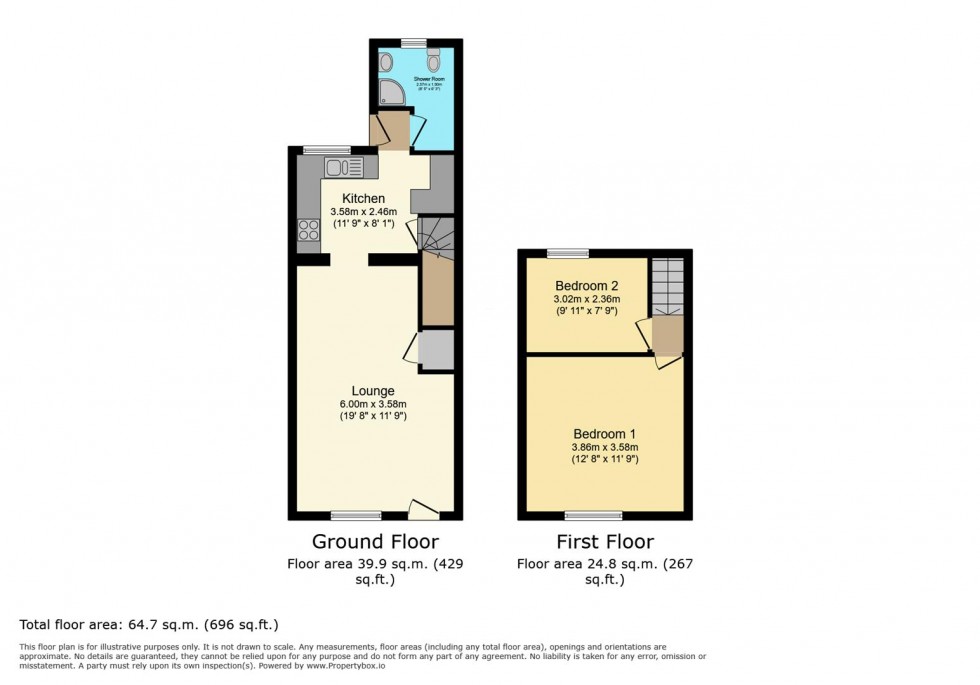 Floorplan for Hall Street, Church Gresley, Swadlincote