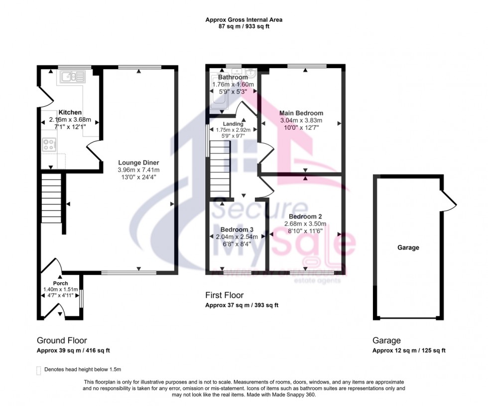 Floorplan for Fifth Avenue, Grantham