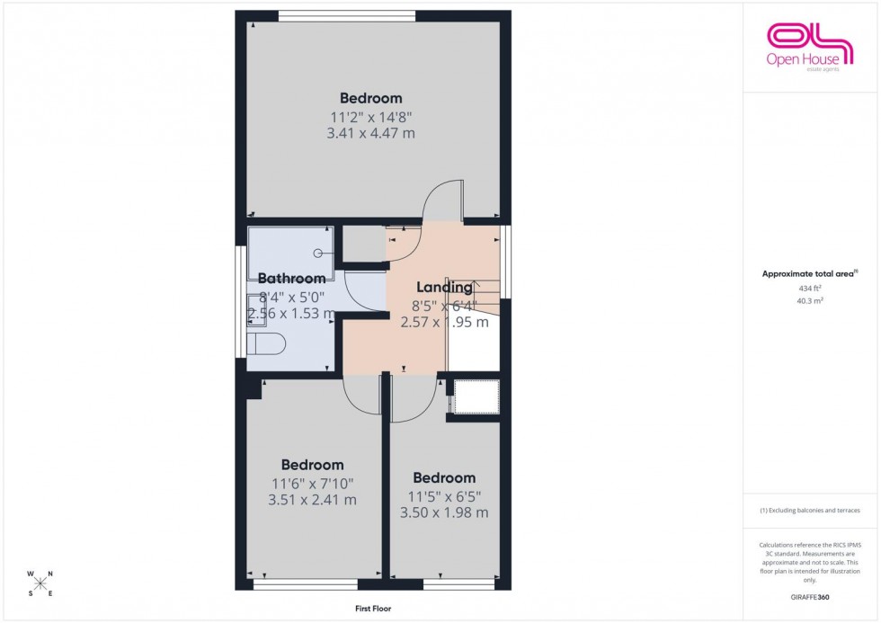 Floorplan for Newhall Street, Cannock