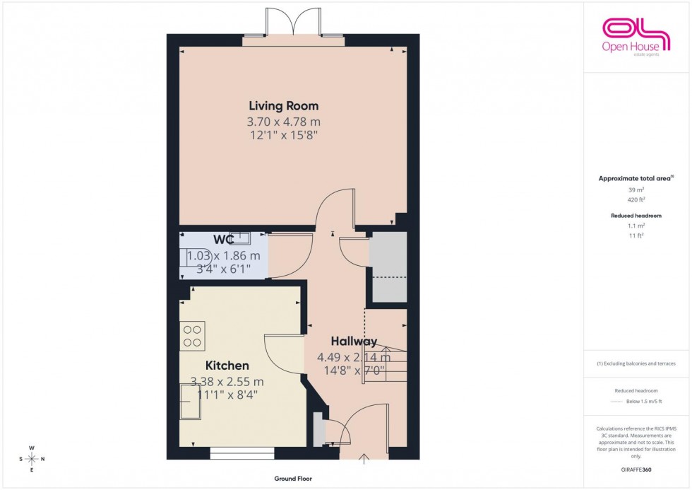 Floorplan for Orford Gardens, Stafford