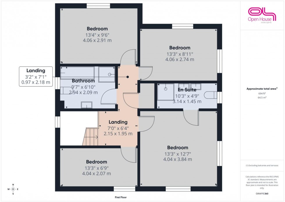 Floorplan for Sandon Road, Hopton, Stafford