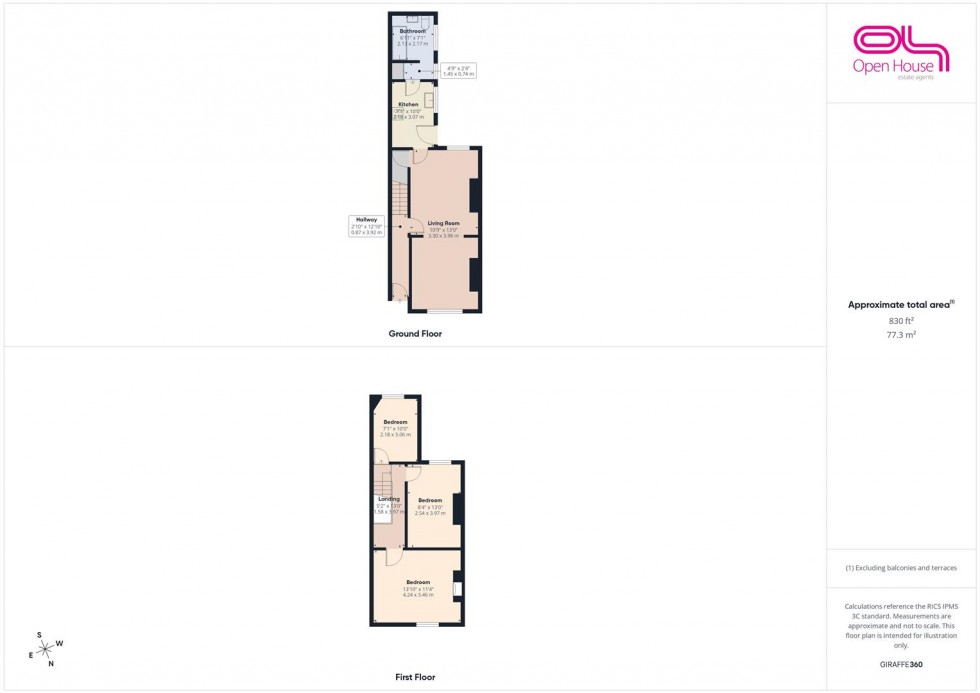 Floorplan for Cooperative Street, Stafford