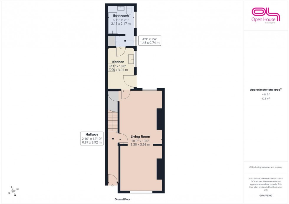 Floorplan for Cooperative Street, Stafford