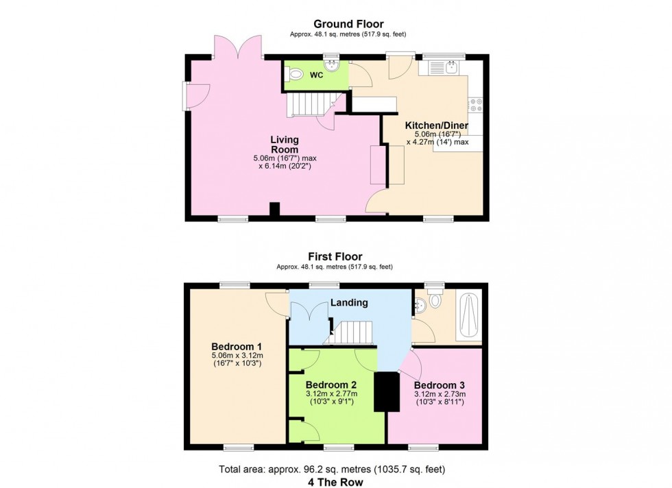 Floorplan for Stane Street, Five Oaks, Billingshurst