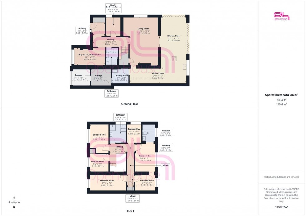 Floorplan for Ashmore Close, Peacehaven