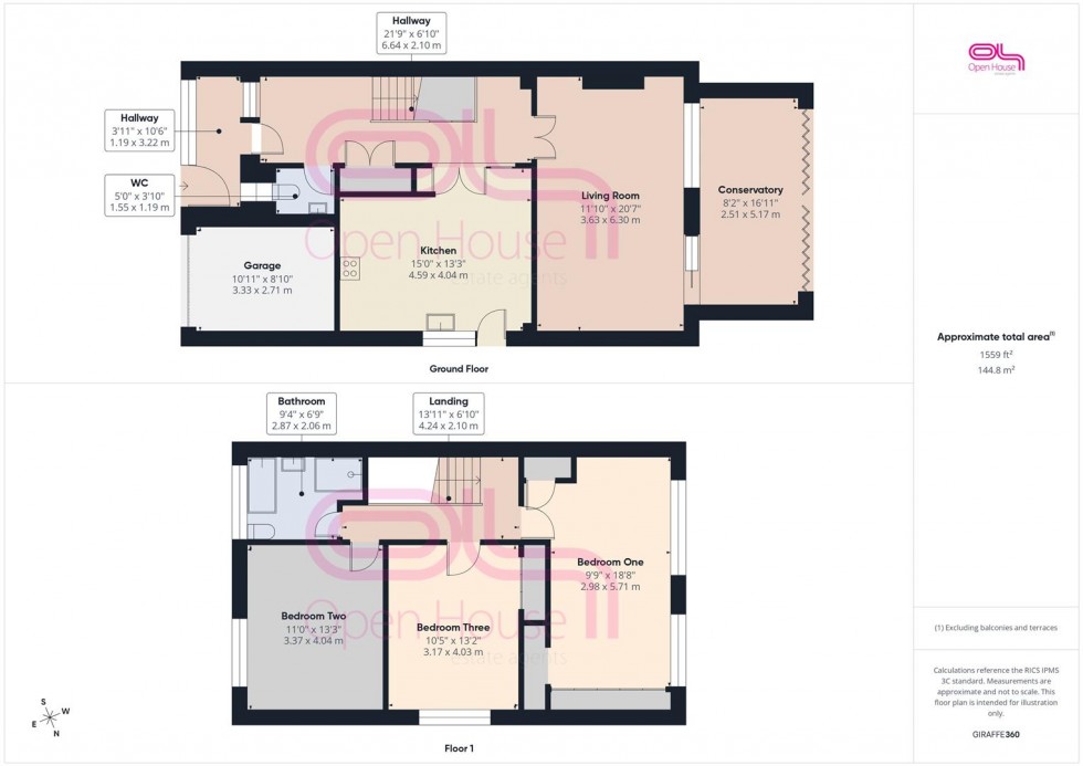 Floorplan for Phyllis Avenue, Peacehaven