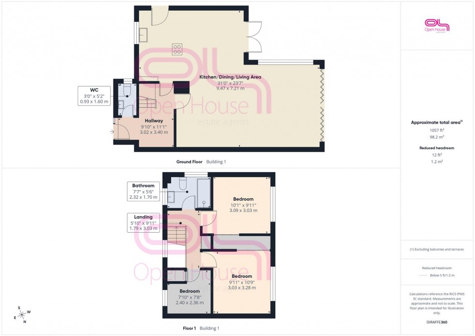 Floorplan for Skyline View, Peacehaven