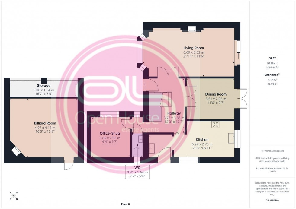 Floorplan for Coopers Close, Acresford, Swadlincote