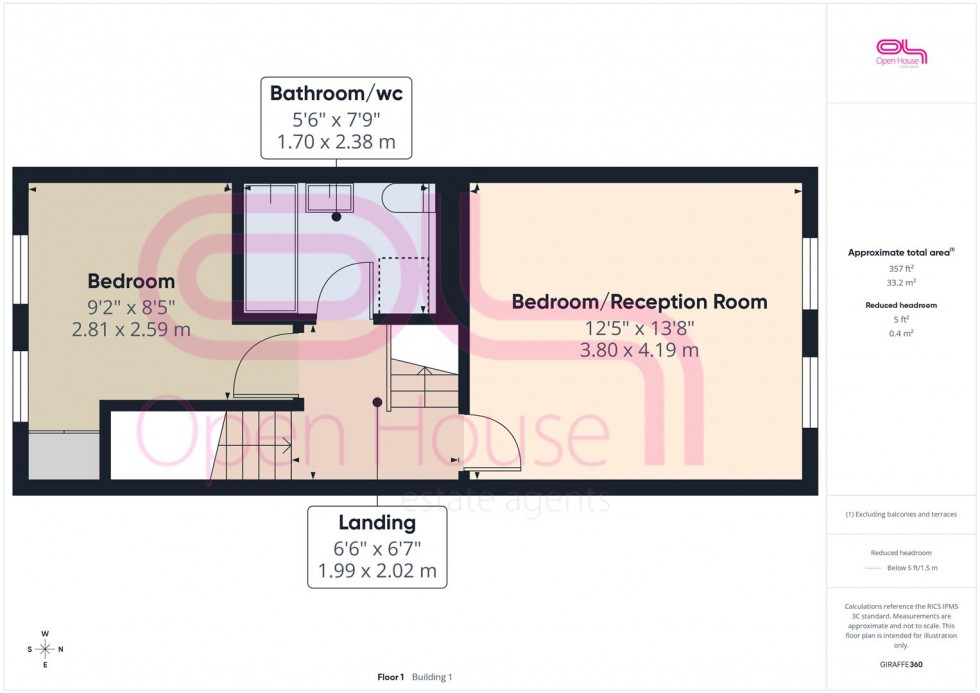 Floorplan for Sarnia Close, Peacehaven