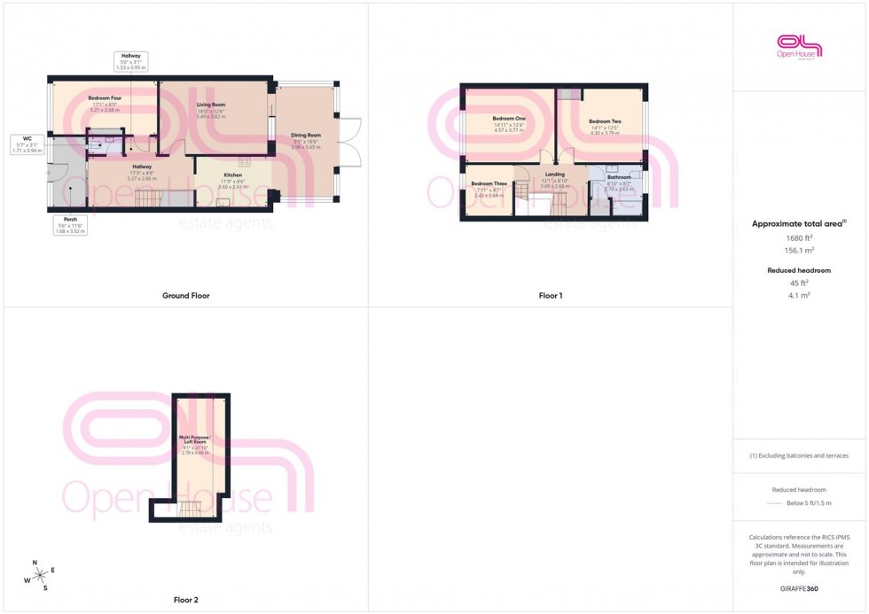 Floorplan for Southdown Avenue, Peacehaven