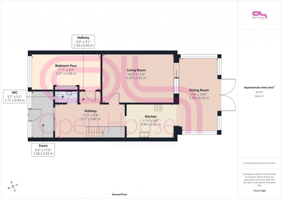 Floorplan for Southdown Avenue, Peacehaven