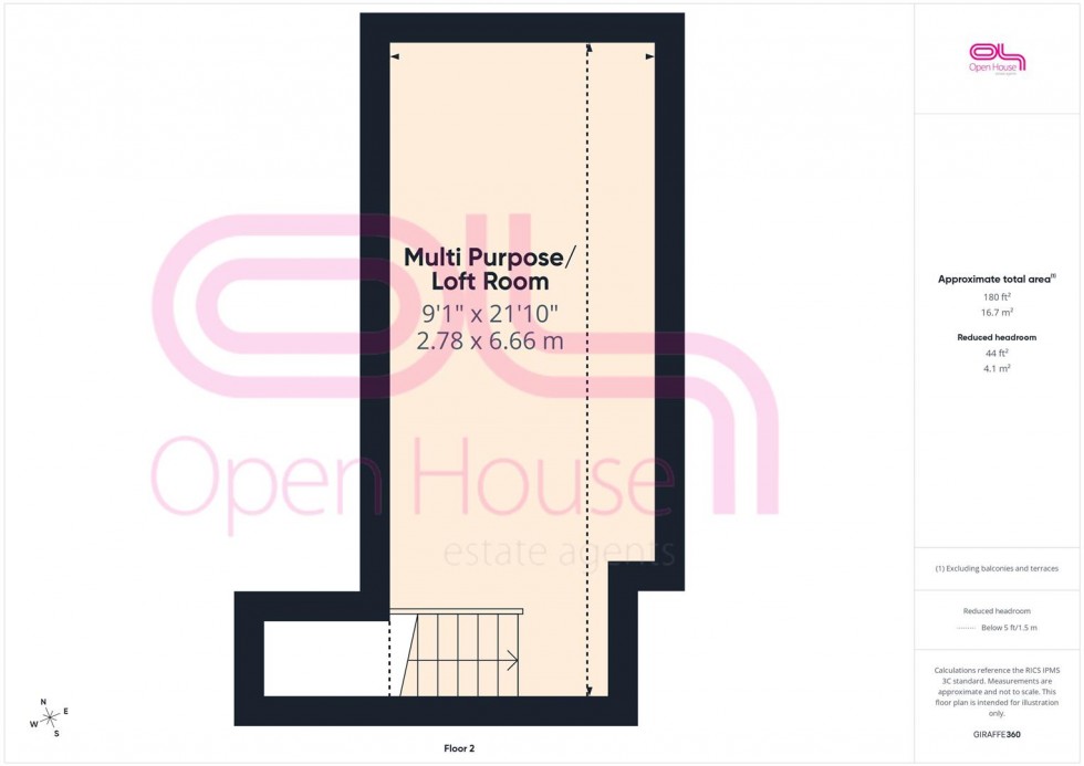 Floorplan for Southdown Avenue, Peacehaven