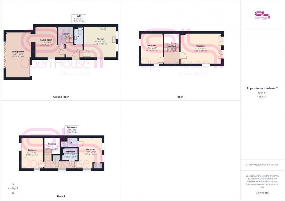 Floorplan for Montreal Close Peacehaven