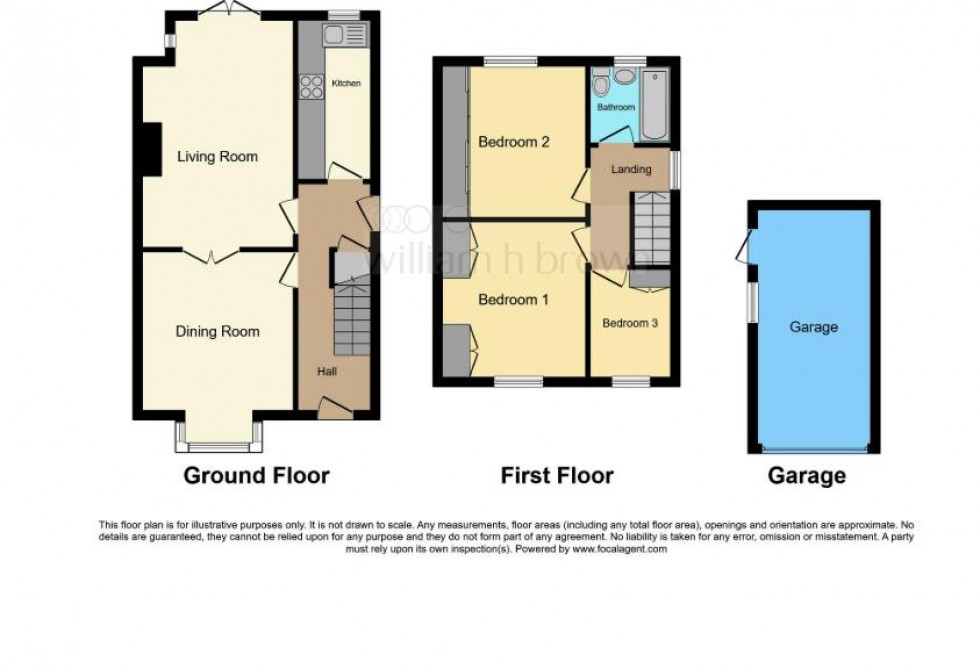 Floorplan for Blagden Lane, Newsome, Huddersfield, HD4