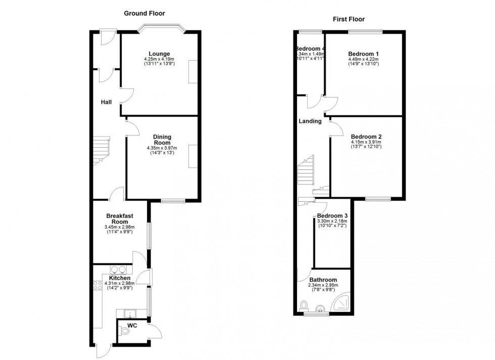 Floorplan for London Road, Warmley, Bristol