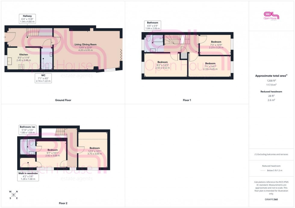 Floorplan for Roundhouse Crescent, Peacehaven