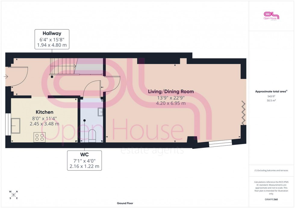 Floorplan for Roundhouse Crescent, Peacehaven