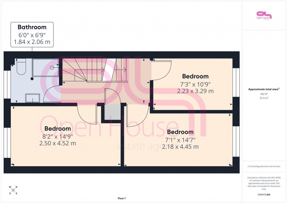 Floorplan for Roundhouse Crescent, Peacehaven