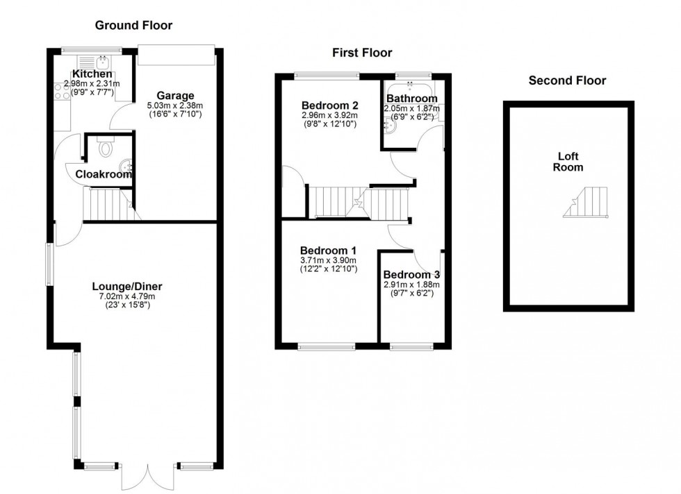Floorplan for Birkdale, Warmley