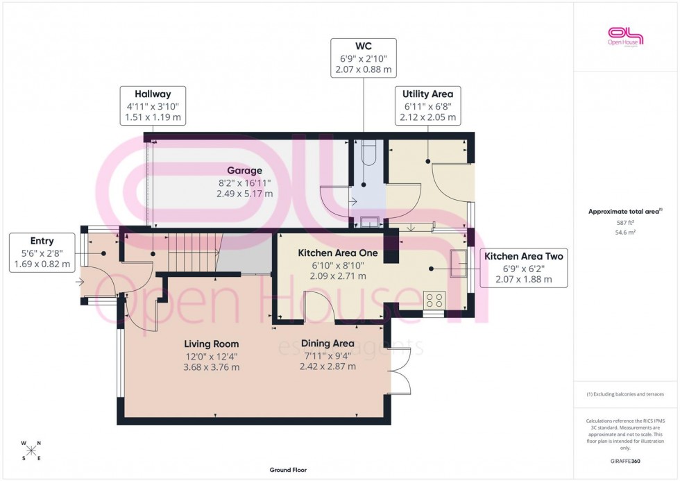 Floorplan for Jason Close, Peacehaven