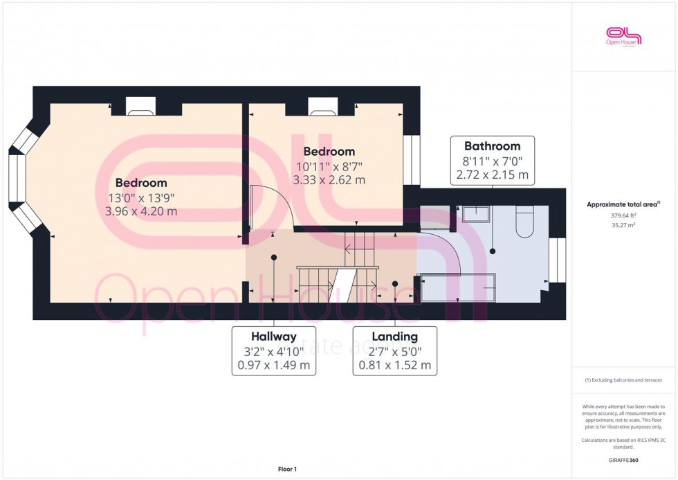 Floorplan for Lewes Road, Newhaven