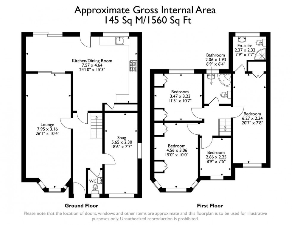 Floorplan for Colchester Road, Leicester