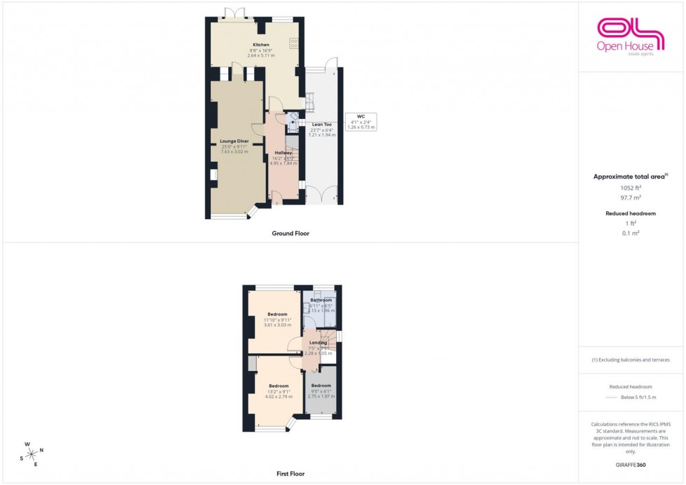 Floorplan for Chesham Road, Stafford