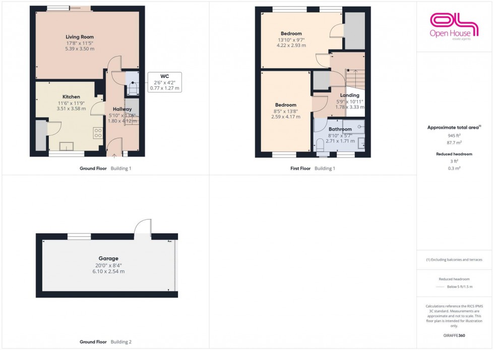 Floorplan for Bell Close, Stafford