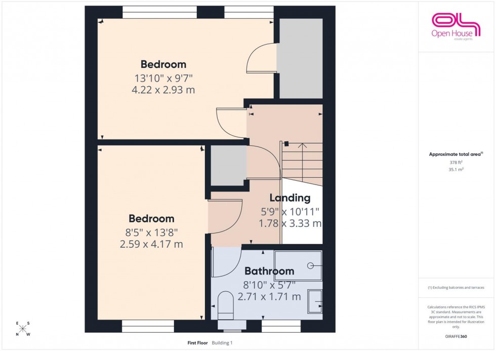 Floorplan for Bell Close, Stafford