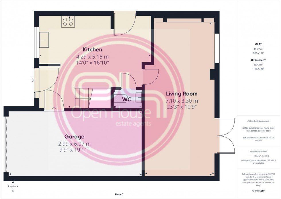 Floorplan for Lamplight Way, Castle Gresley, Swadlincote
