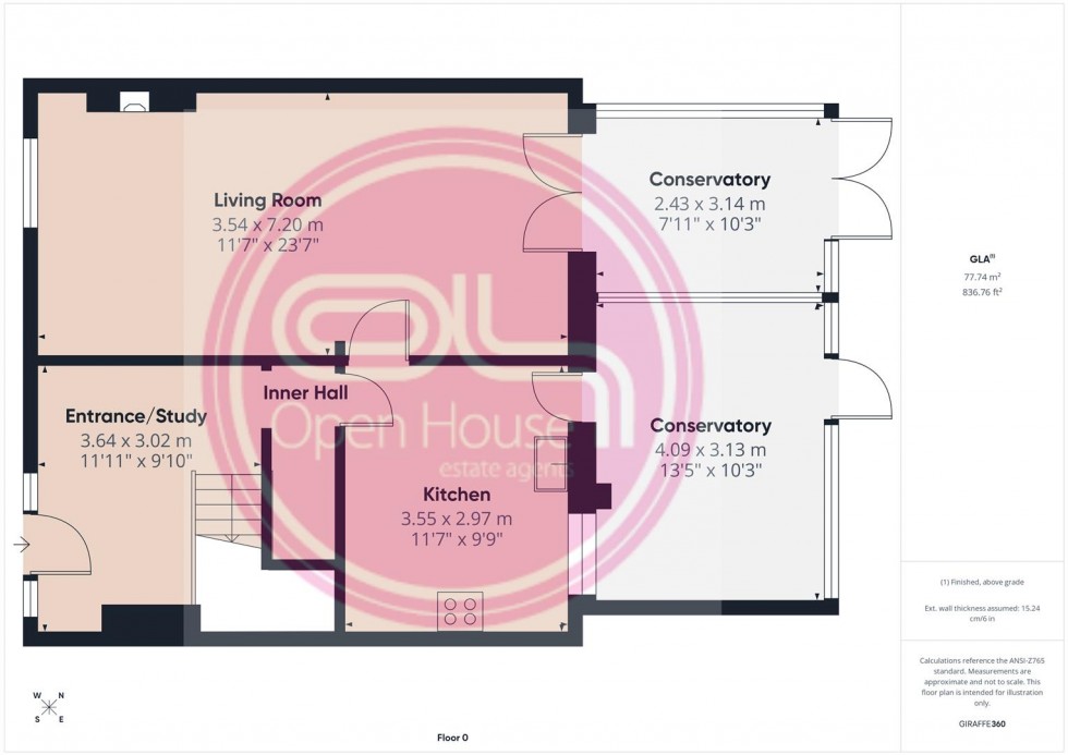 Floorplan for Bass's Crescent, Castle Gresley, Swadlincote