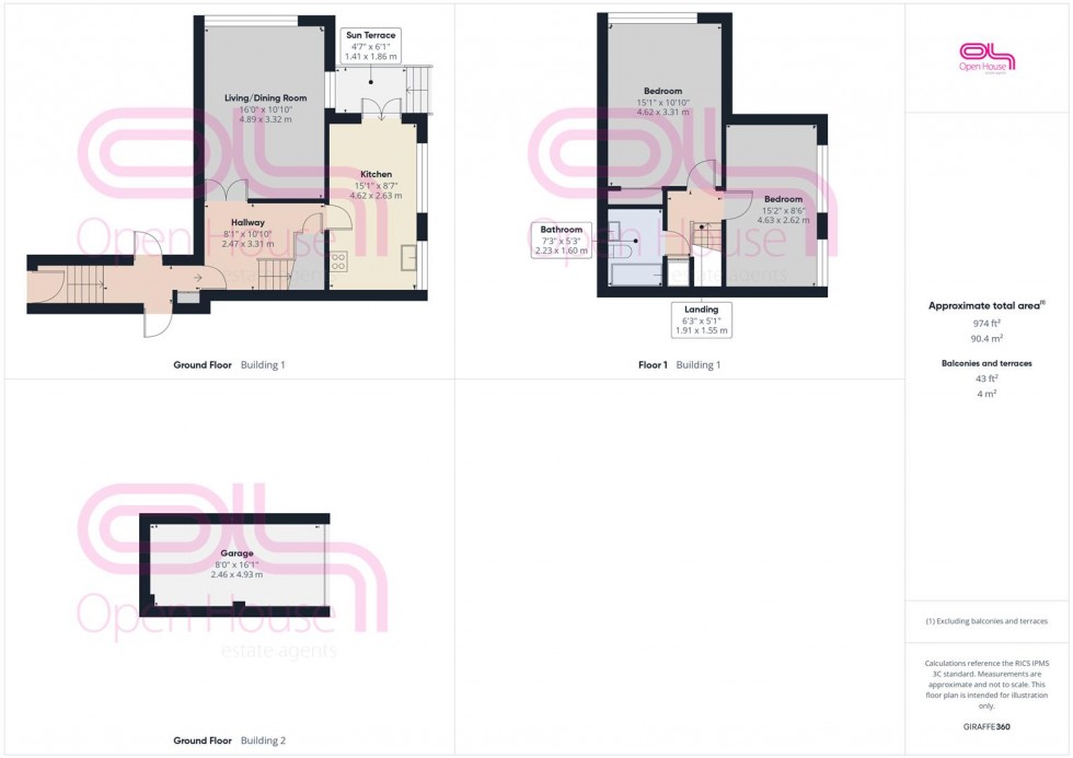 Floorplan for South Coast Road, Telscombe Cliffs, Peacehaven