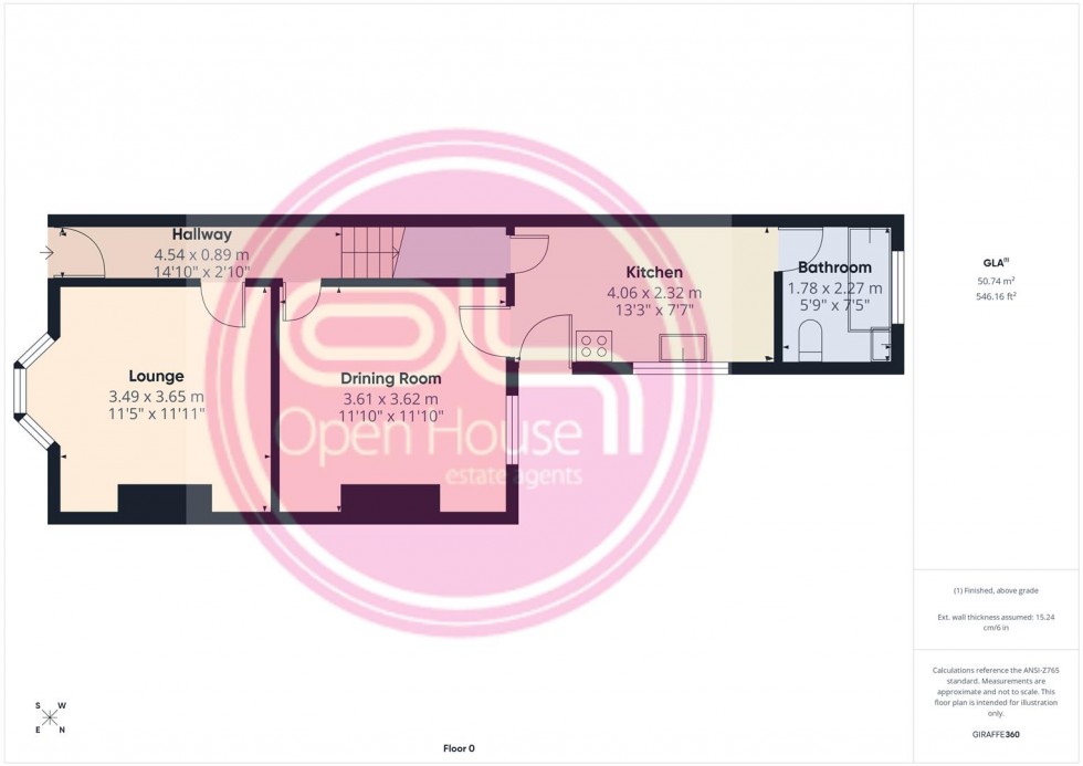 Floorplan for Derby Street, Burton-On-Trent