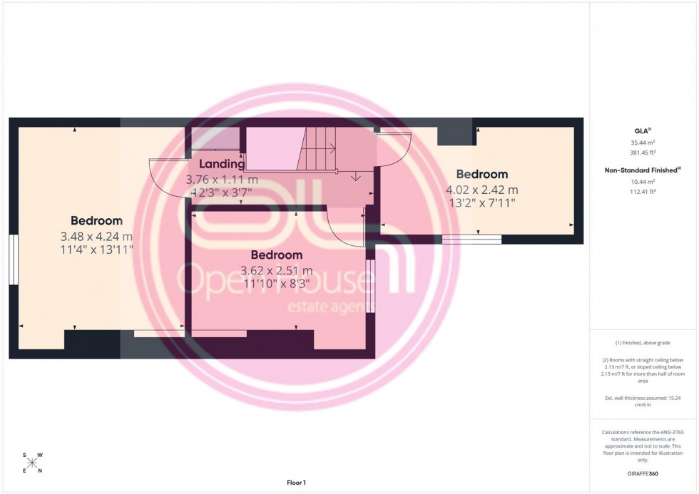 Floorplan for Derby Street, Burton-On-Trent