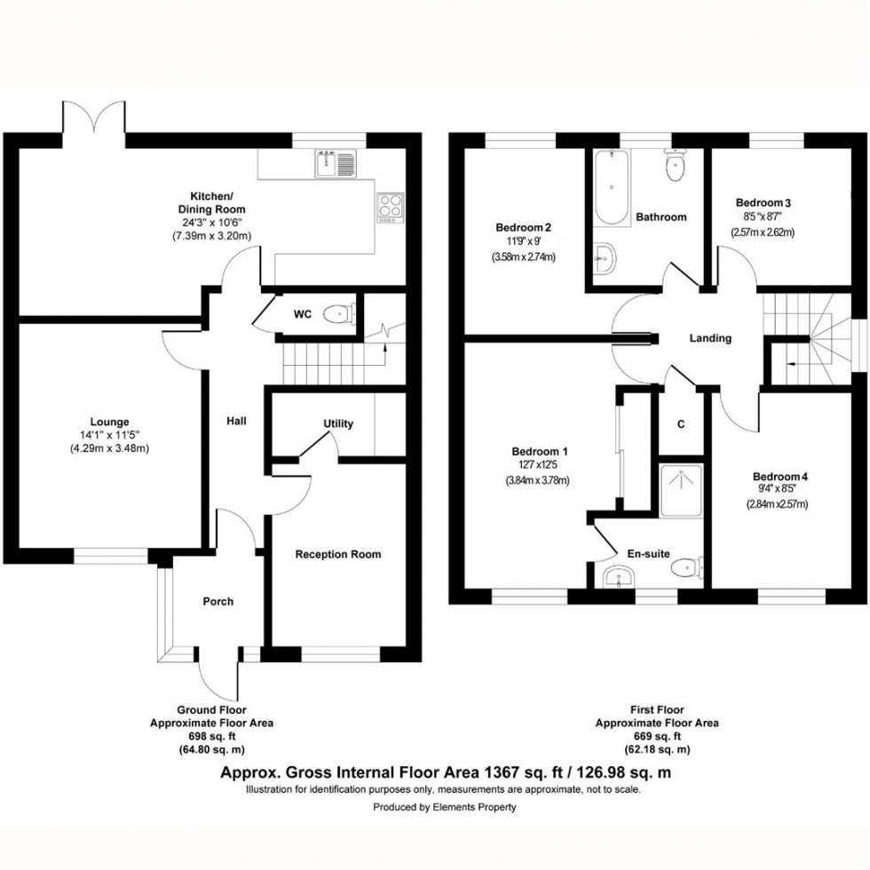 Floorplan for Vickers Lane, Hartlepool