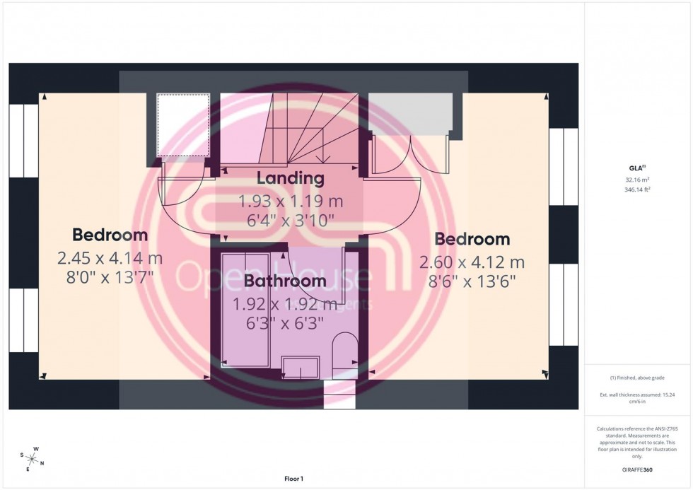 Floorplan for Lamplight Way, Castle Gresley
