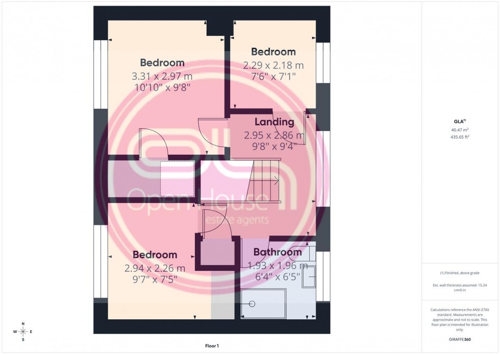 Floorplan for Ashbrook, Burton-On-Trent