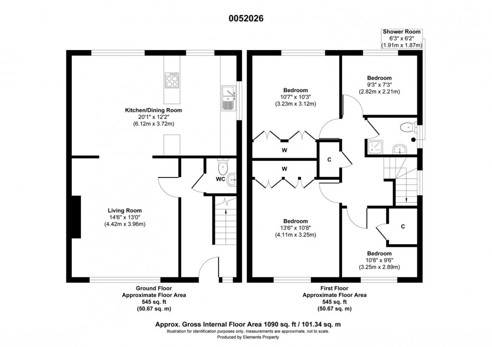 Floorplan for Rook Lane, Stockton-On-Tees