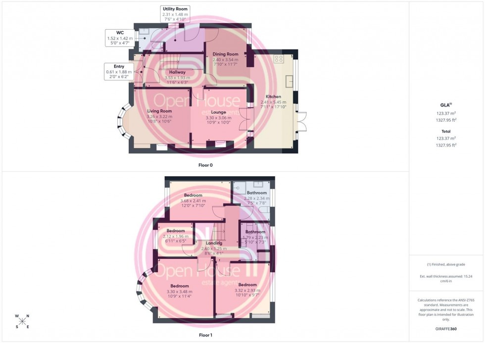 Floorplan for Burton Road, Midway, Swadlincote