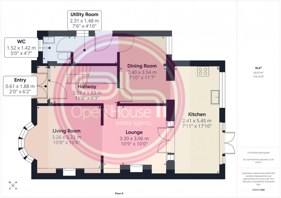 Floorplan for Burton Road, Midway, Swadlincote