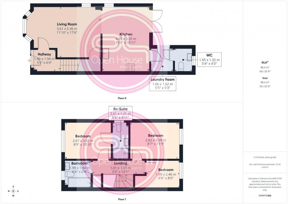 Floorplan for Drift Road, Castle Gresley, Swadlincote