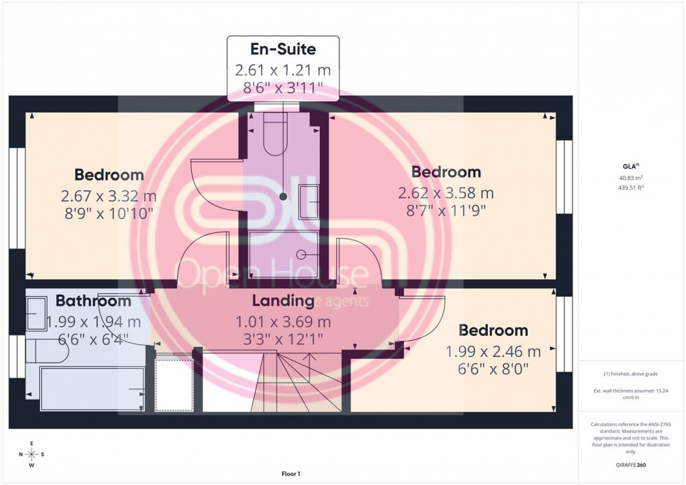 Floorplan for Drift Road, Castle Gresley, Swadlincote