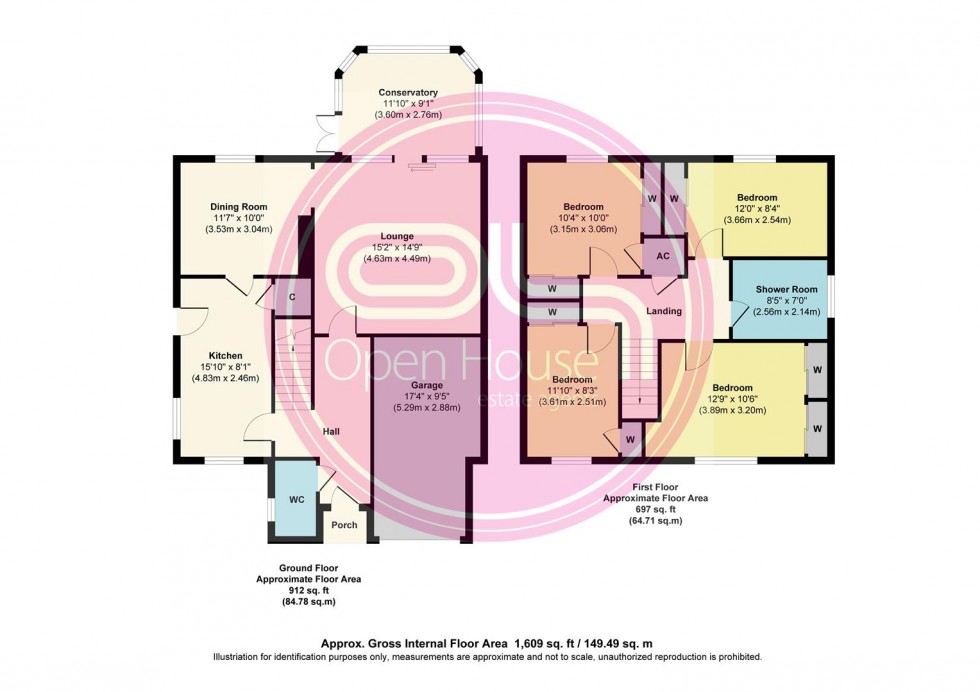 Floorplan for Wheatley Lane, Winshill, Burton Upon Trent