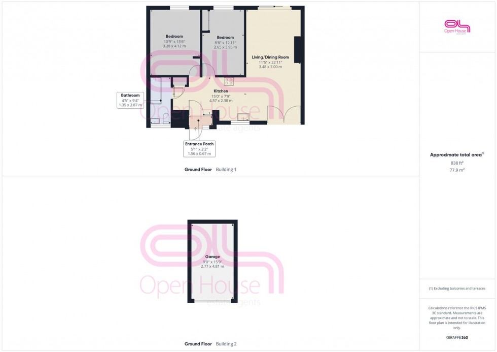 Floorplan for Willow Walk, Newhaven