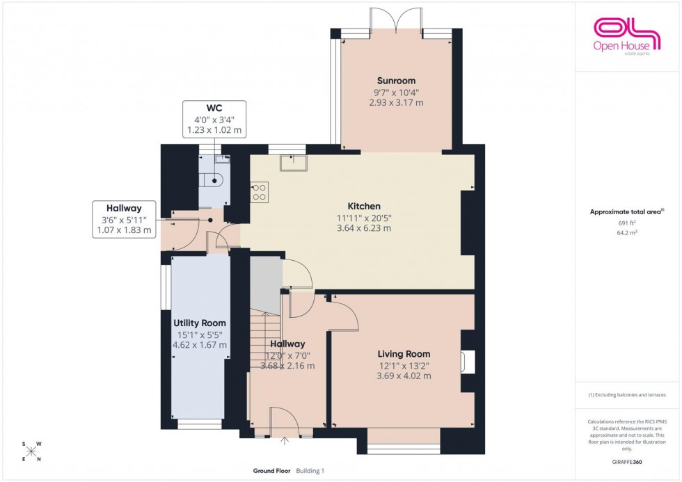 Floorplan for Stone Road, Stafford