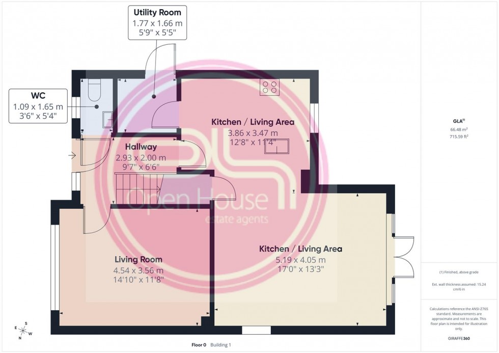 Floorplan for Marley Way, Drakelow, Burton-On-Trent