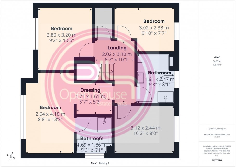 Floorplan for Marley Way, Drakelow, Burton-On-Trent