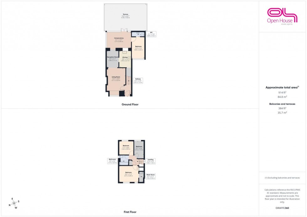 Floorplan for Walland Grove, Stafford